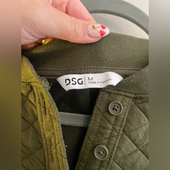 DSG Army Green Sweat Set with Quilted Sweatshirt - Picture 2 of 8
